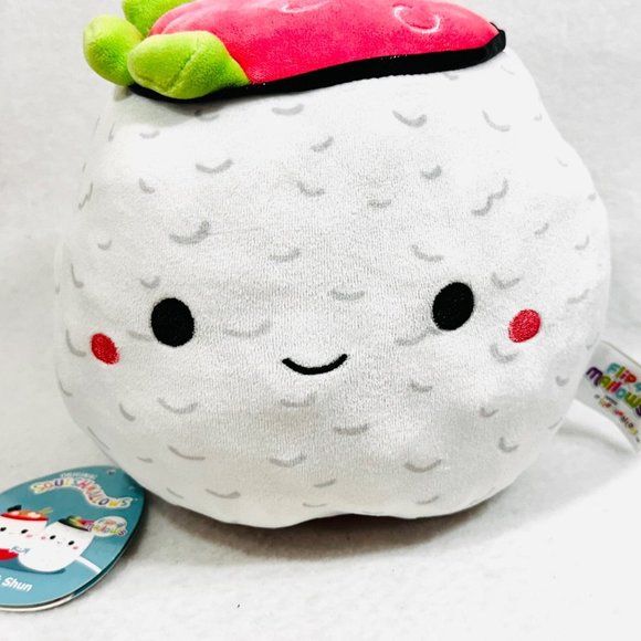 Raisy & Shun Flip a Mallows by Squismallows - Ramen & Sushi roll Plush Toy - Picture 10 of 15